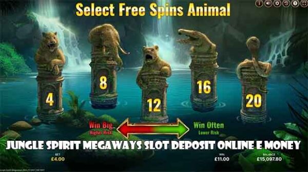 Jungle Spirit Megaways Slot Deposit Online E Money – NetEnt